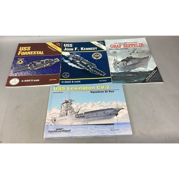 USS Forrestral, USS John F. Kennedy, Graf Zeppelin & USS Lexington CV-2 - Picture 1 of 16